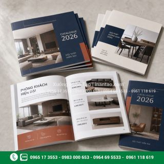 In catalogue chuyên nghiệp, giá tốt, nhận số lượng ít tại TP.HCM