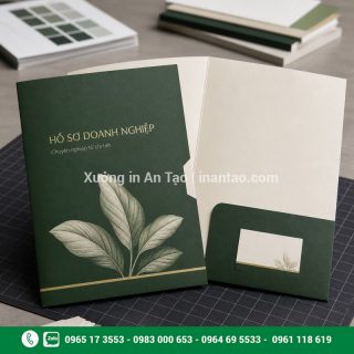 In folder giá rẻ, bìa kẹp hồ sơ chuyên nghiệp tại TP.HCM