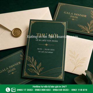 In thiệp mời đẹp, đúng màu, giao đúng hẹn tại inquat.com