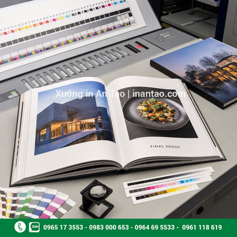 Quy trình kiểm tra màu in photobook Kiểm tra màu sắc và thành phẩm in photobook tại xưởng
