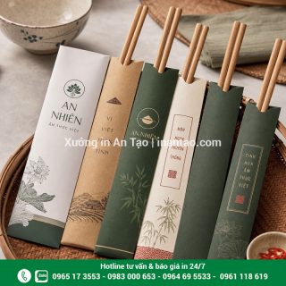 In bao đũa theo yêu cầu, đẹp và tiết kiệm cho nhà hàng