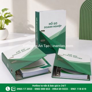 In bìa còng theo yêu cầu, đẹp bền và đúng nhận diện