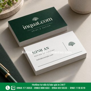 In danh thiếp đẹp, giá hợp lý, tư vấn lấy nhanh tại inquat.com