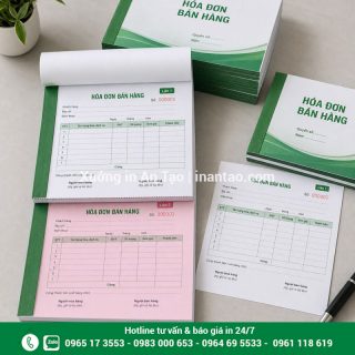 In hóa đơn giá rẻ theo yêu cầu tại TPHCM