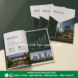 In profile công ty đẹp, chuyên nghiệp, giá xưởng tại TP.HCM
