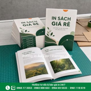 In sách giá rẻ theo yêu cầu, thành phẩm đẹp tại TPHCM