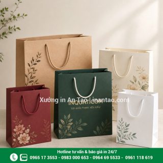 In túi giấy giá rẻ theo yêu cầu tại TPHCM