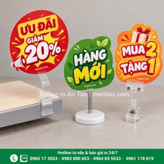 Wobbler quảng cáo theo yêu cầu, bảng giá tại inquat.com